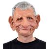Halloween Smoking Old Lady Mask Latex Headgear Cosplay Old man's hat, grandpa's wig, mask