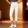 Women's High Waist Washed Women's Jeans Fashionable Versatile Straight Leg Pants