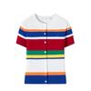 Navigare Women's Color-Block Stripe Knit Cardigan