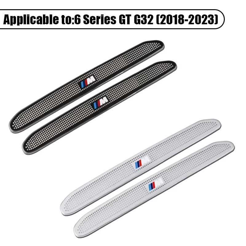 2Pcs Motorcycle Sticker/Car Air Outlet Protective Cover Dust Proof Net Interior Stickers Accessories For BMW M E46 F20 G30 X1 X5 IH2
