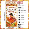 Thanksgiving Party Decorations Large Size Happy Thanksgiving Door Cover for Fall Thanksgiving Party Decorations,71x35 Inch