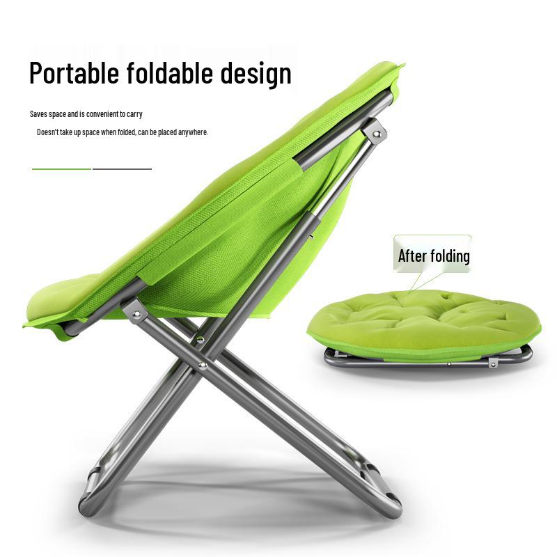 Składane krzesło rozkładane Moon - Idealne na balkon, do sypialni lub na przerwy obiadowe.