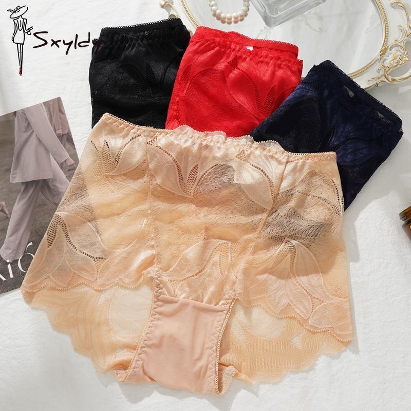Przezroczysta Seksowna Koronkowa Bielizna Damska Majtki Średnio Wysokie Damskie Przewiewne Majtki z Wycięciami Bielizna