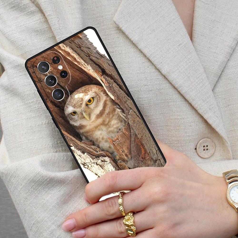 Farm Animals 1 Owl Cell Phone Case for Samsung Galaxy S26 Ultra S25 S24 S23 S22 S21 S20 Note10 Cover