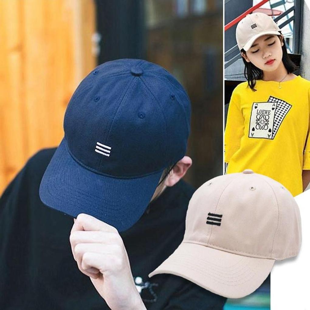 Women's Fashion Daily Trend Three-Line Embroidery Ball Cap