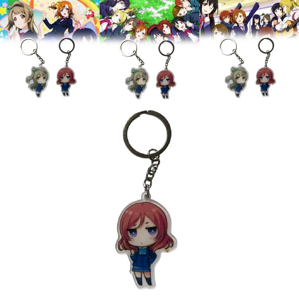 Love Live School Idol Project Keyring With Creative Cartoon Style Keychain For Fans And Gift