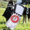 Luminous Camping Survival Compass Lightweight Fluorescent Ring Compass Camping Compass  Mountaineer