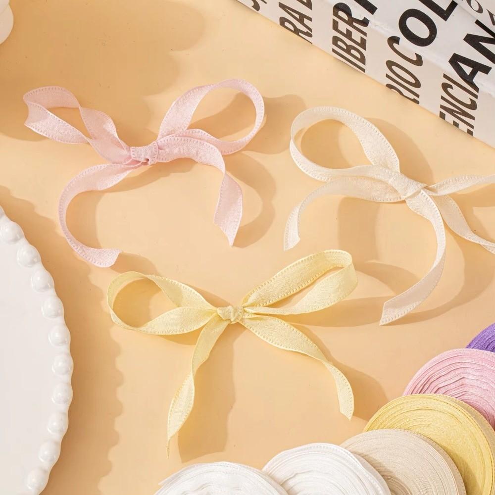 1Roll 10 Yards Wrinkle Ribbons DIY Craft Flower Envelopes Ribbons Gift Box Wrapping Ribbons