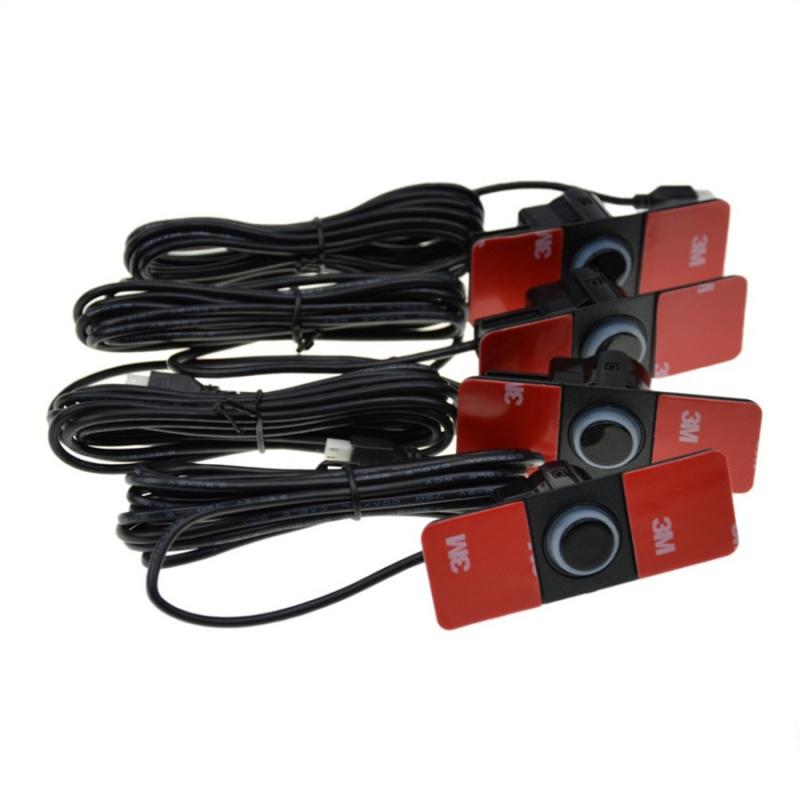 1Xprofessional Car Parking Sensor Buzzer 4 Sensors 13Mm Parktronic Original Flat