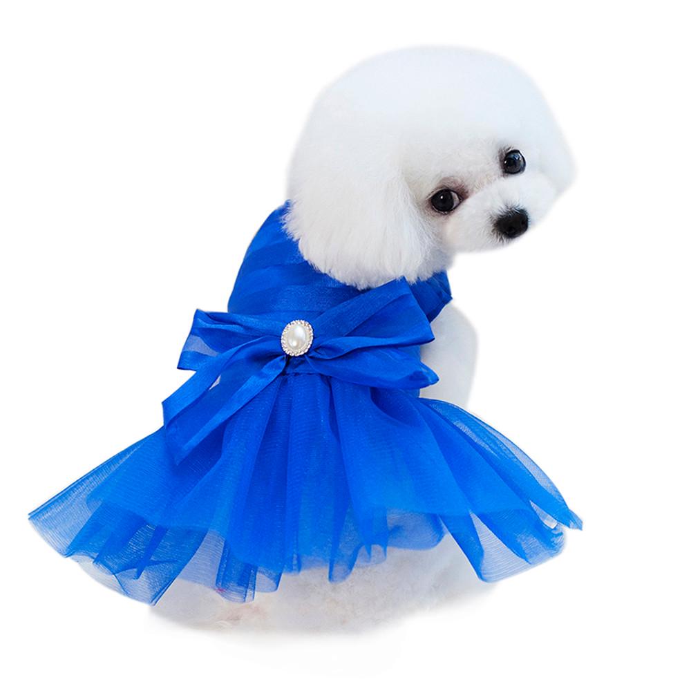 Small Dog Dress Fashion Pet Dog Bubble Dress Dog Cute Summer Skirt