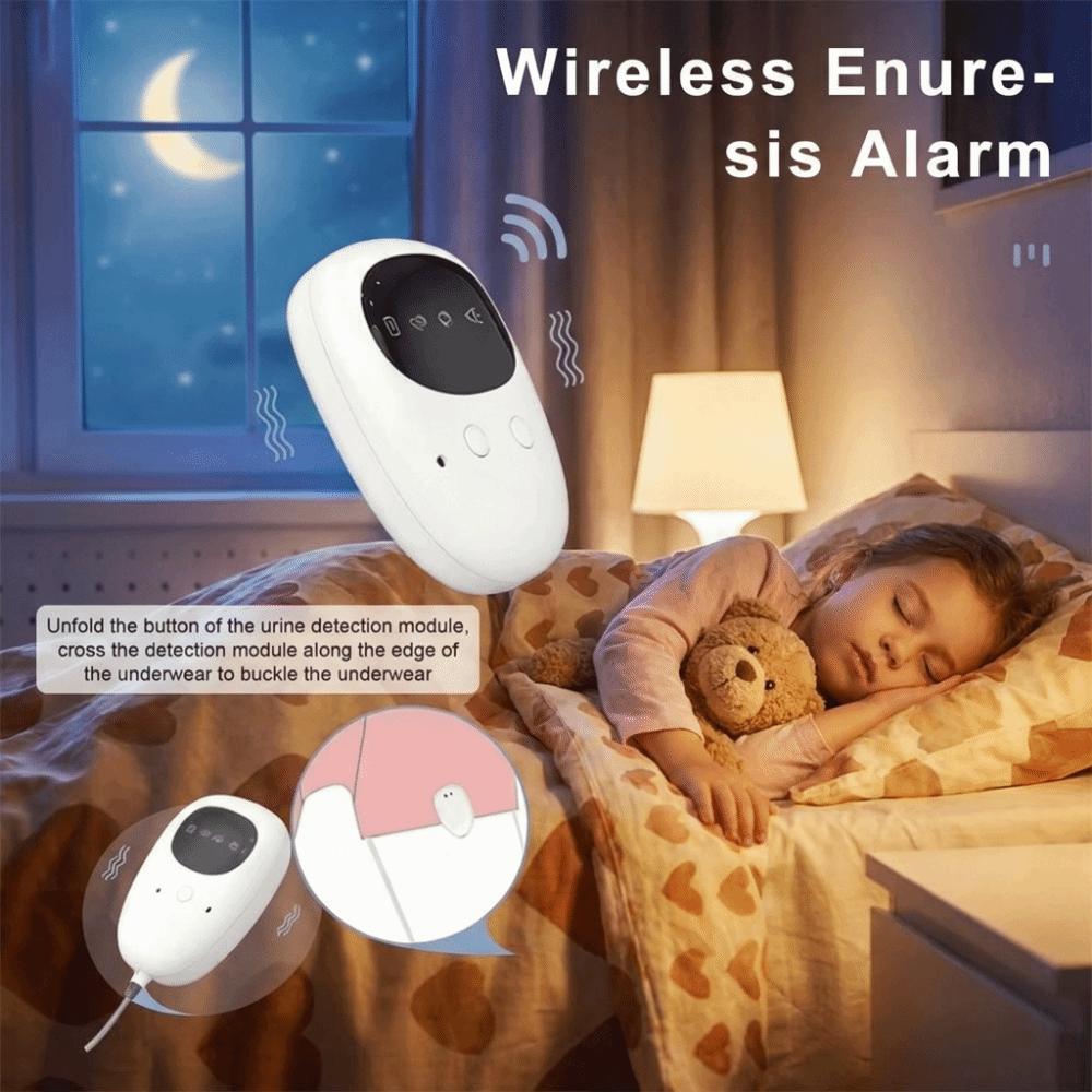 Wireless Bed Wetting Enuresis Alarm Portable Nocturnal Wetting Alarm Children Potty Training