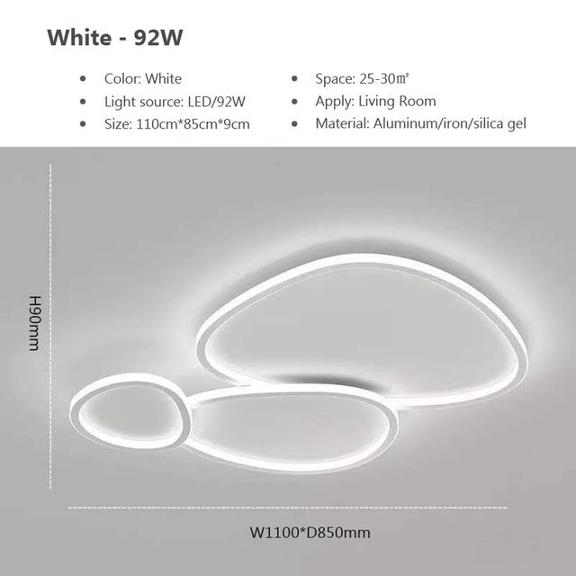 Modern LED Ceiling Chandelier Lamp For Living Dining Room Bedroom children's Study Room Balcony Home Decoration Lighting Fixture