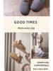 Women's Thick Sole Velvet-Lined Snow Boots - Cozy Autumn/Winter Fluffy Feel with Heel for Outdoor Wear.