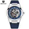 Benyar Skeleton Automatic mechanical wristwatch Fashion Classic Watch Alloy daily waterproof watch BY5207 Hombre reloj