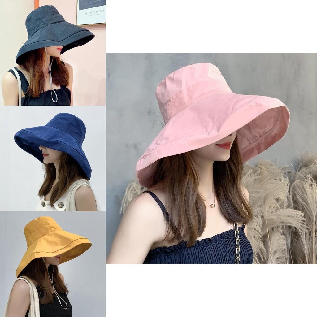 Wide Brim Stylish Summer Sun Protection Fishermans Hat For Women In Trendy Colors