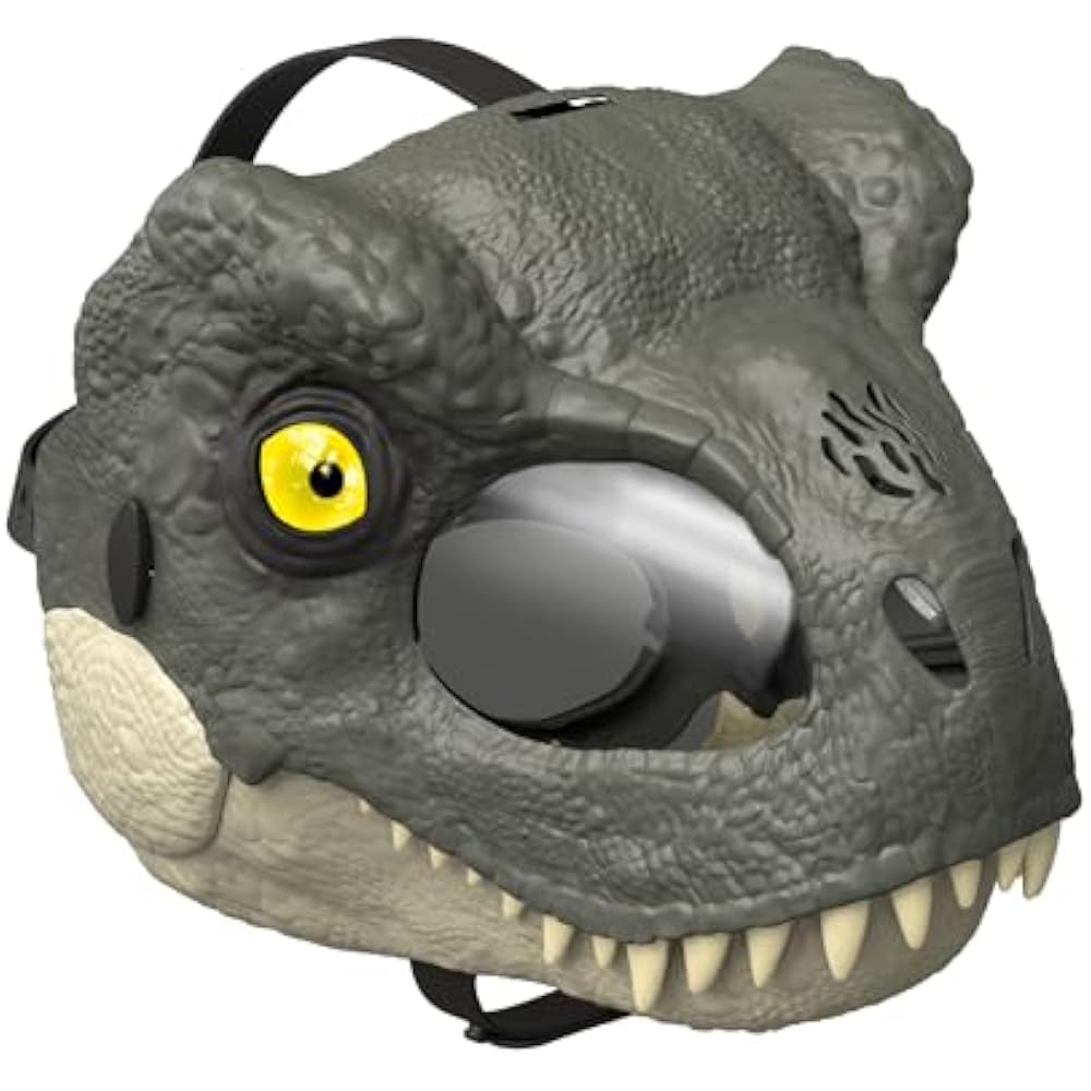 Mattel Jurassic World (JURASSIC WORLD) battle action! T-Rex Mask, Kids Figure, Dinosaur Toy, Movi...