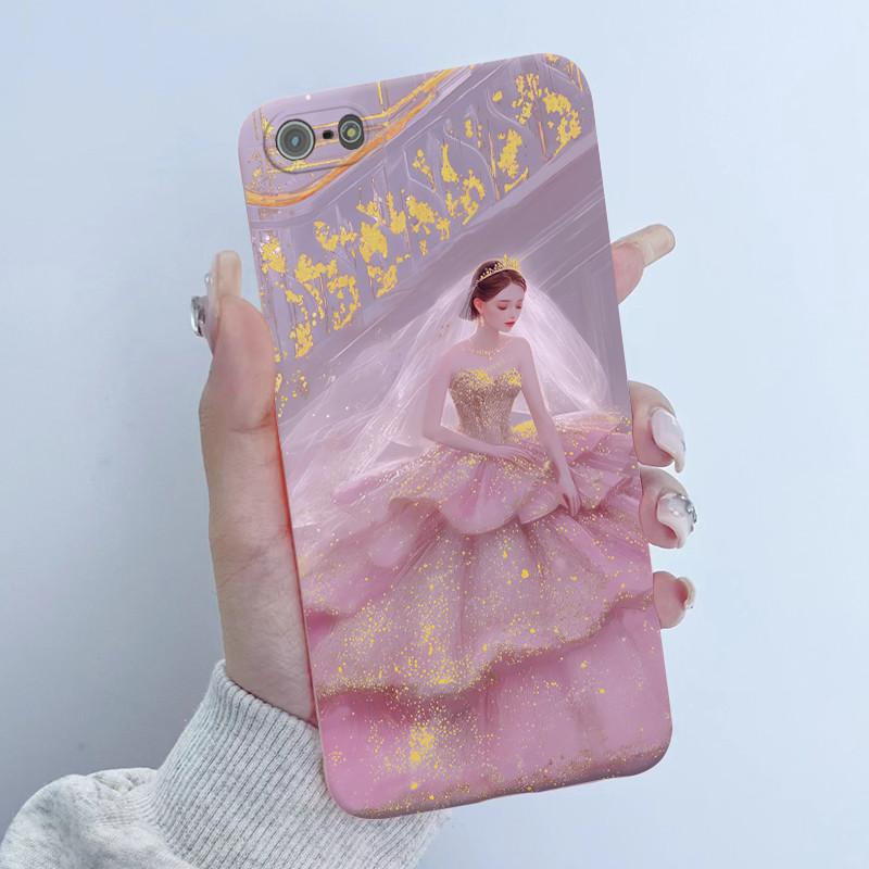 For iPhone 5s 5 se 2016 Phone Case Flower Girl Design Soft Silicone TPU Back Housing for iPhone se 2016 5 S iPhone5s 4.0" Covers
