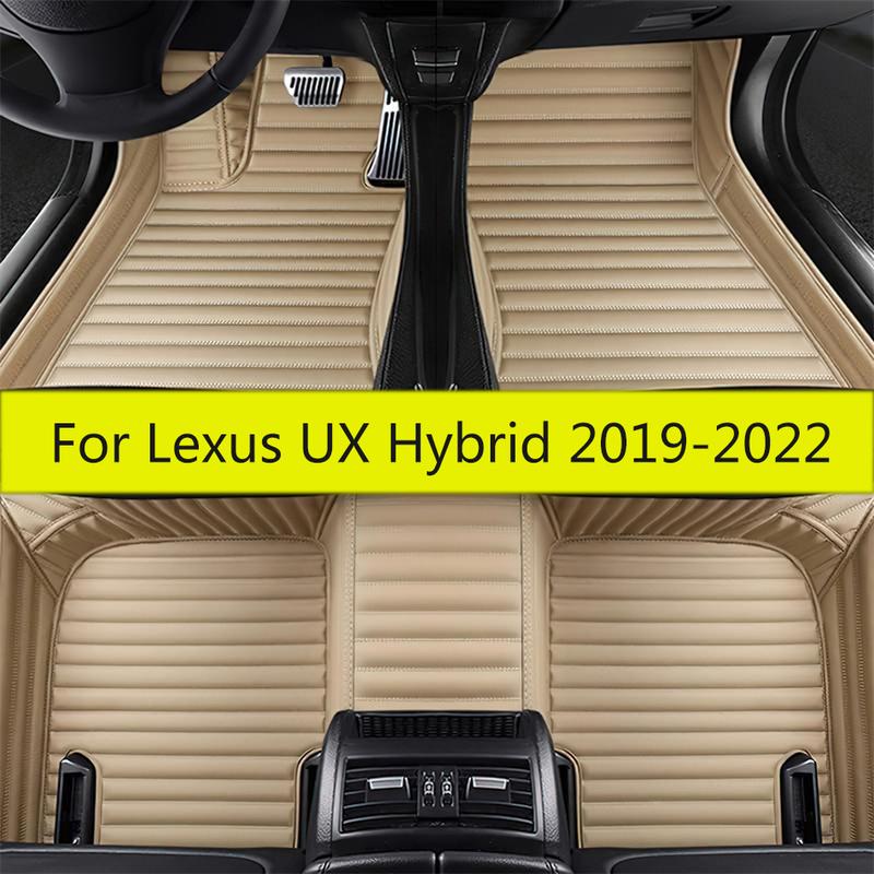 Car Floor Mats For Lexus UX Hybrid Auto Interiors Accessories Styling Auto Leather Foot Pads Full Set