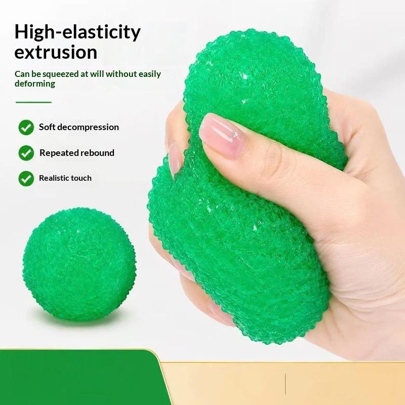 Stress Relief Maltose Ice Ball Fidget Toy Super Soft Mochi Slow Rebound Squeeze Toy for Office Workers Relaxation