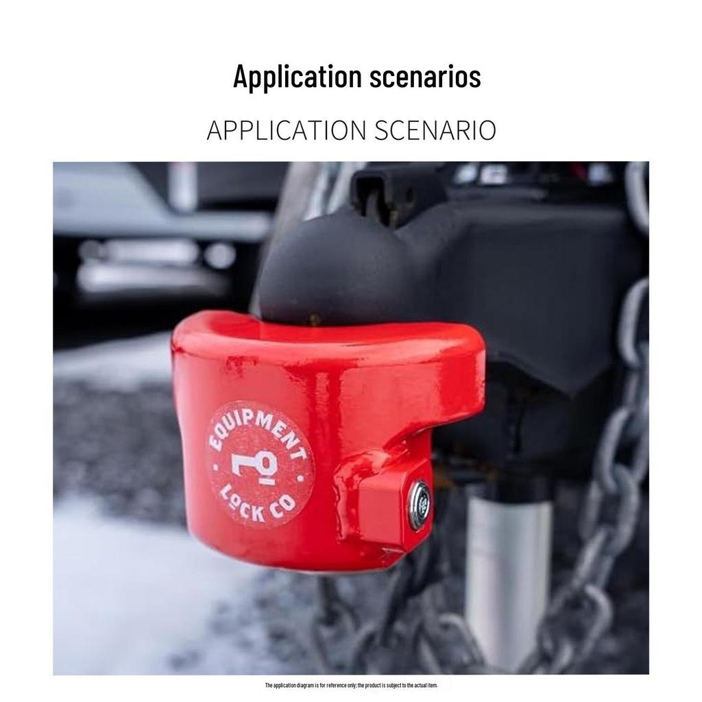 Universal 2-5/16" Trailer Hitch Lock Anti-Theft Safety Ball Coupler