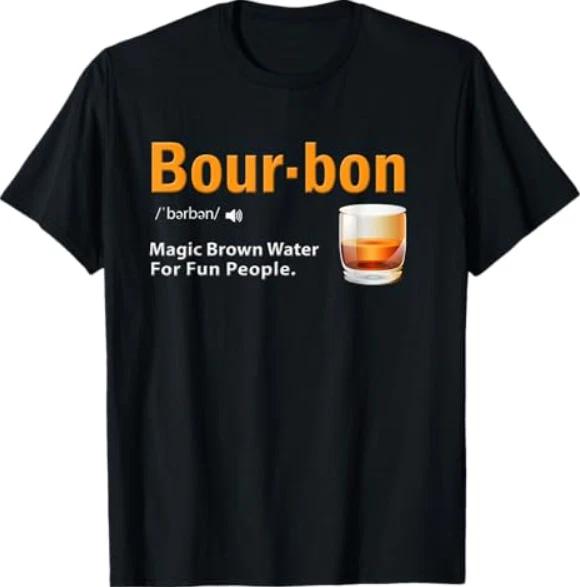 Whiskey Bourbon Definition Magic Brown Water Kentucky T-Shirt 3XL
