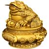 Golden Ornament Pure Copper Treasure Bowl Three-Legged Toad Living Room Company Opening Gift Large Ingot Seven-