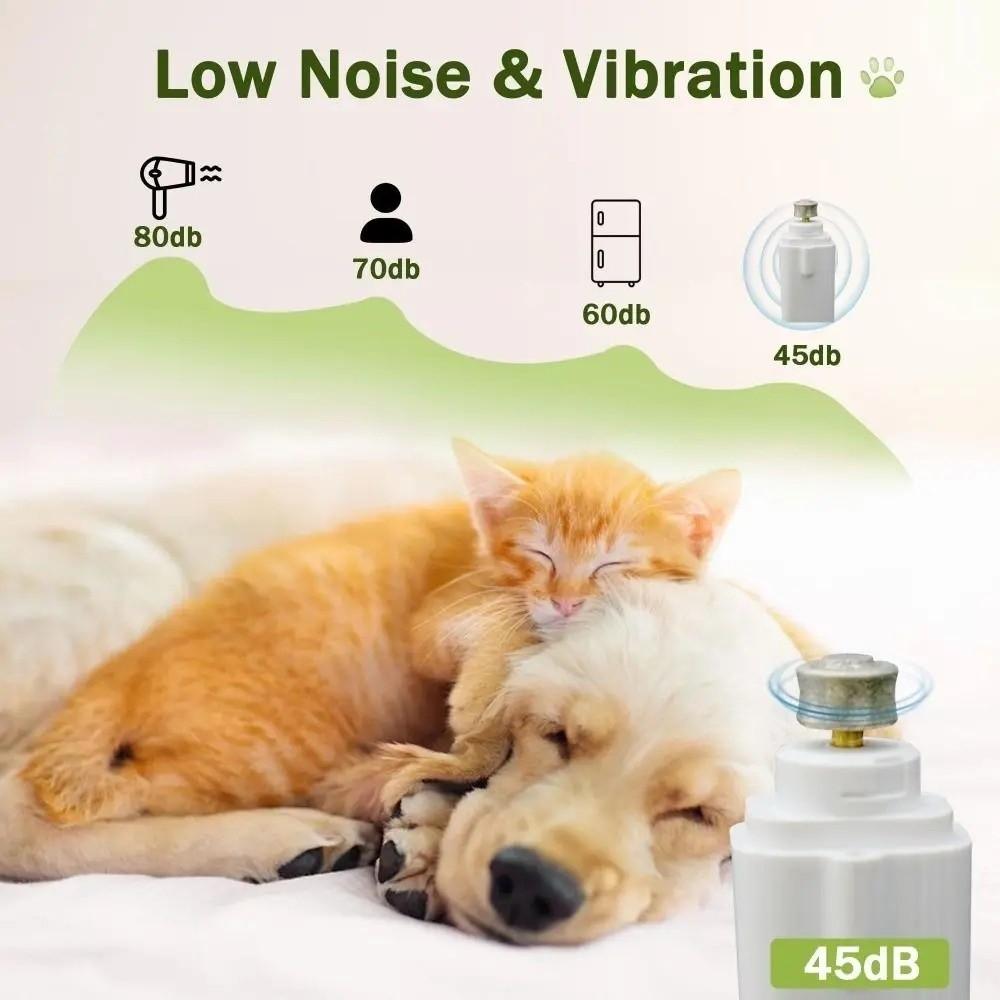 Stainless Steel Pet Nail Trimmer Safety Lock Electric Nail Grinder Cat Nail Cutter  Pet Care