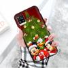 Black Case for Xiaomi Redmi 13C Note 9 iPhone XR 7 8 14 15 11 12 13 X XS Pro Max Samsung A25 S23 S24 FE Ultra Plus Christmas Xmas