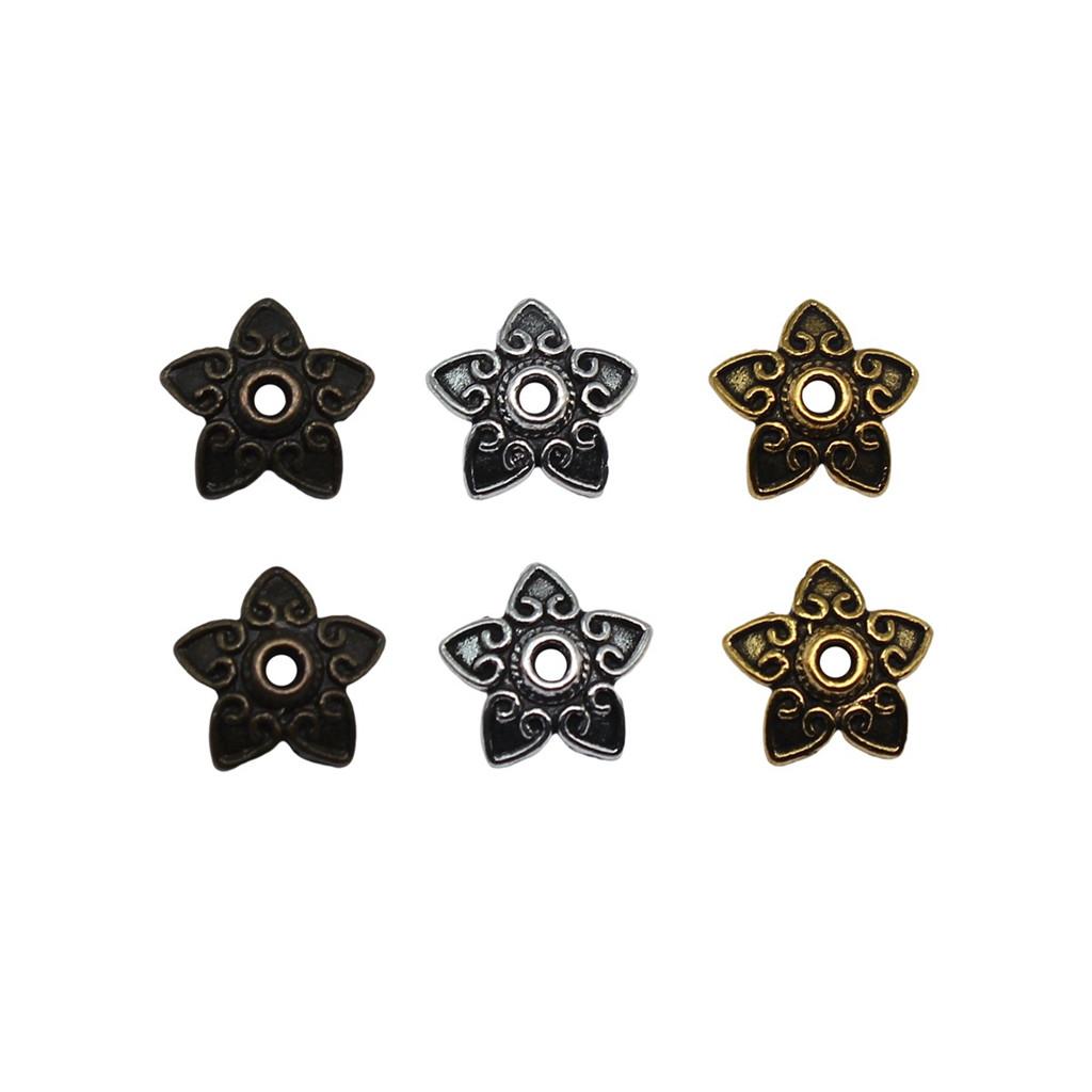 Flower Bead Cap Spacer Findings Ornate Covers For DIY Jewelry Making Materials