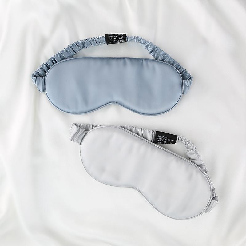 Silk Blindfold 19 Mmi Simple Double-sided Mulberry Silk Blindfold Shading Blindfold
