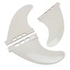 Surfboard Fins Set of 3 Sturdy PVC   for Longboard Shortboard Stand Up Paddle Board
