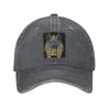 Egyptian God Anubis Baseball Caps Denim Fabric Hats Adjustable Casquette Streetwear Baseball Cowboy Hat for Unisex Women