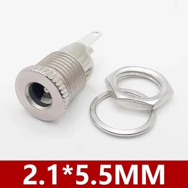 

10/50/200Pcs DC099 5.5mm*2.1mm/2.5mm DC Power Socket DC-099 Female Jack Panel Mount Connector 10pcs