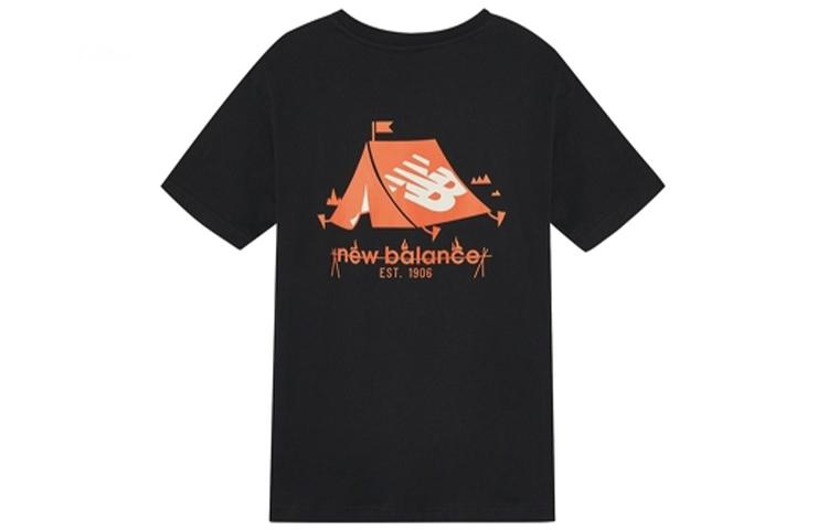 New Balance T Shirt Unisex Black AMT12356-BK L