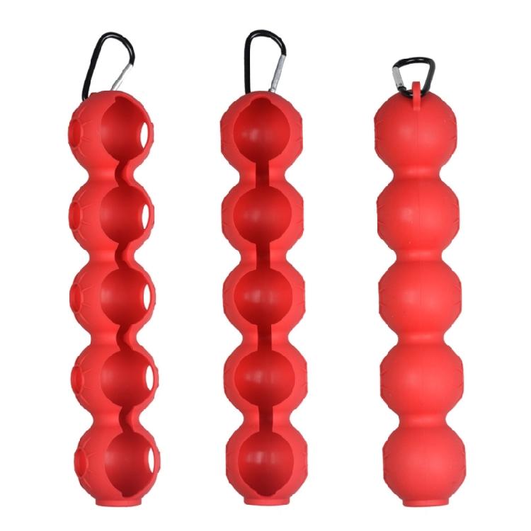 Silicone Golf Ball Protective Cover Golf Ball Holder Holds 5 Golf Balls Gift