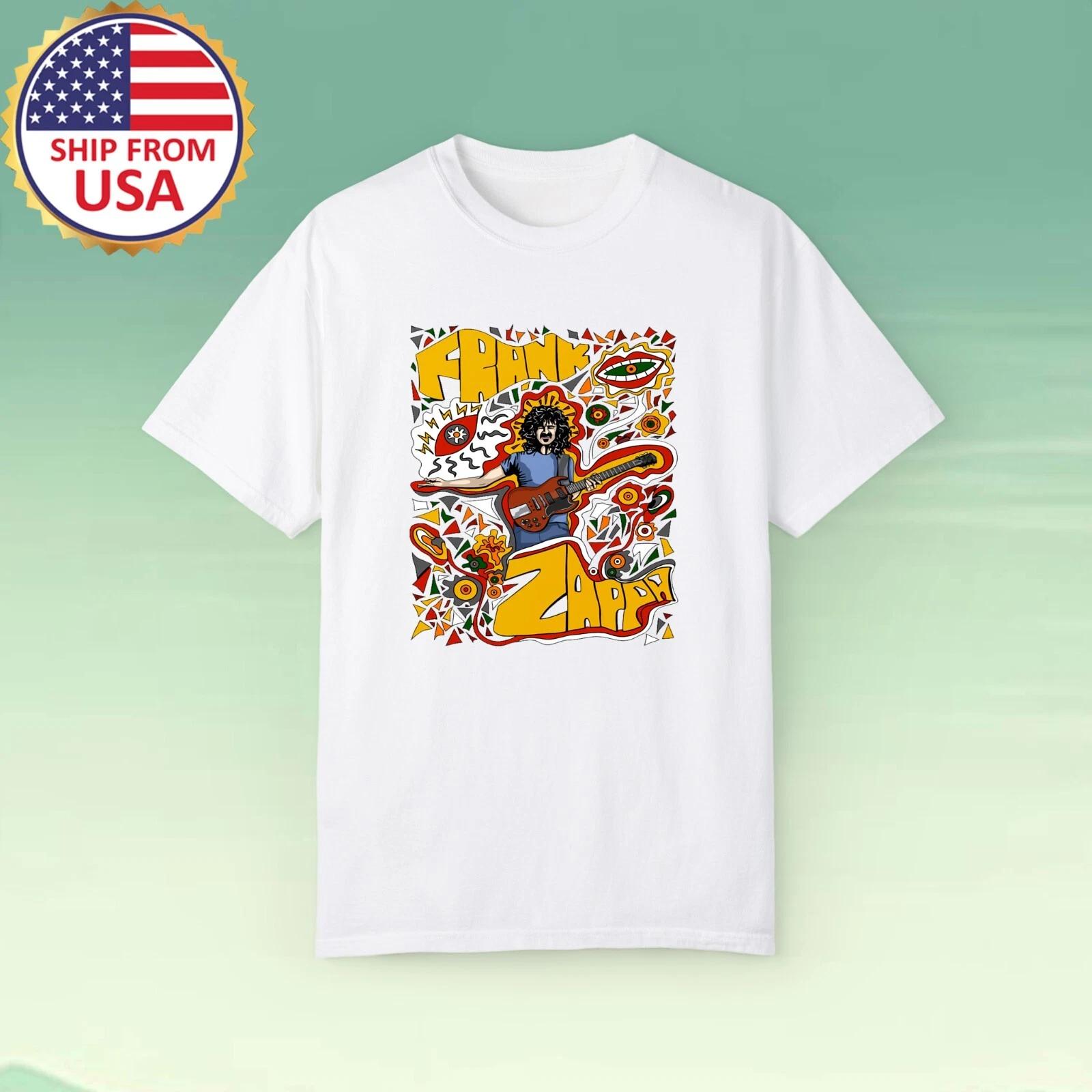 Frank Zappa Men s White Size S-5XL 2XL