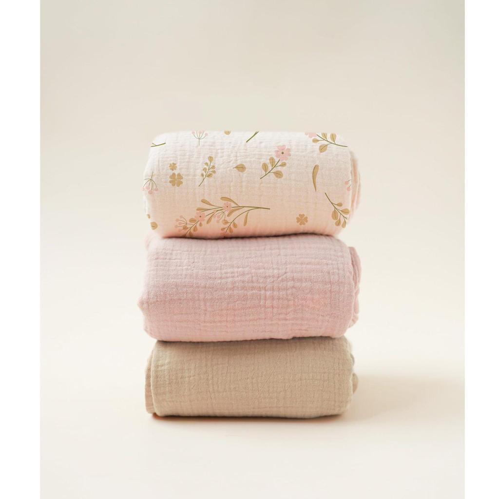 Newborn Muslin Swaddle: Soft, Breathable Blanket for Wrapping, Burping & Bathing - Perfect Baby Gift