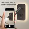 Bedside Wall Lamp with Switch and USB Port Wall Mounted Reading Spot Lights Bedroom Wall Sconce Rotatable Led Wall Light Cabinet