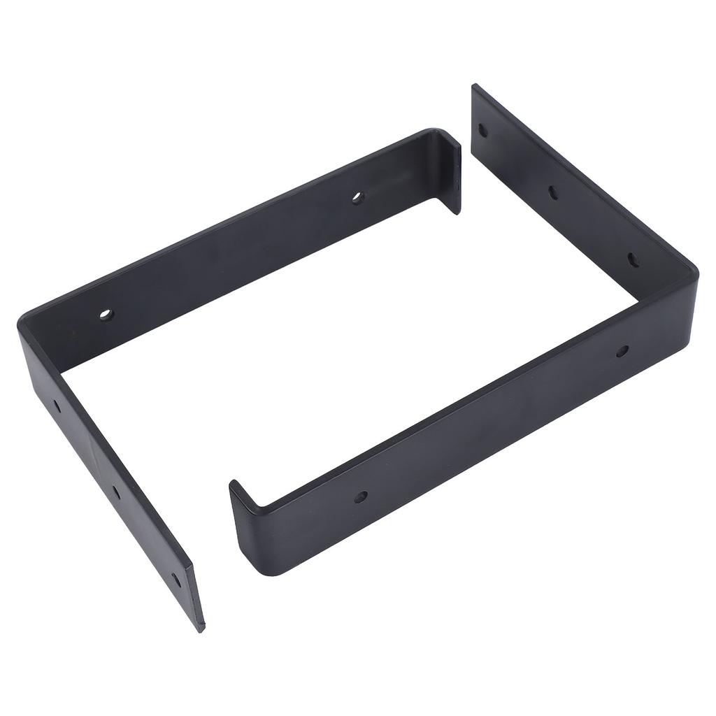 2 Pcs Wall Mount L Shaped Bracket Heavy Duty Iron L Corner Brace Joint Angle Shelves Support