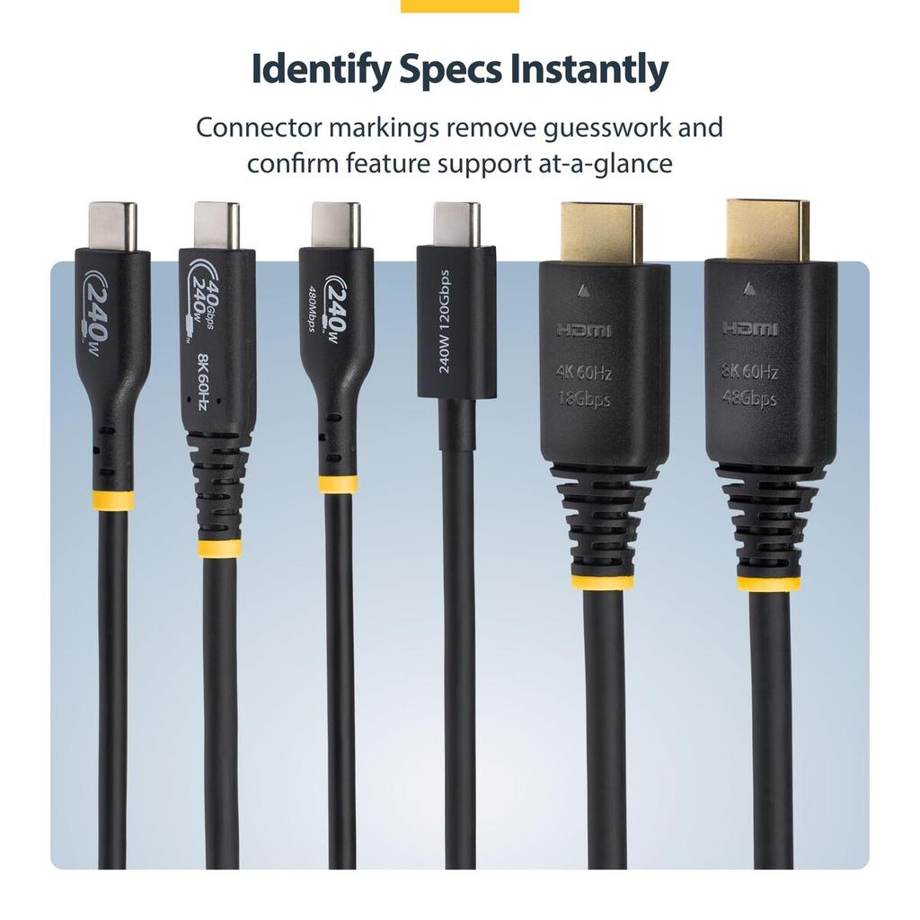 HDMI Cable Startech HDMI21-CBL-8K60-5M Black 5 m
