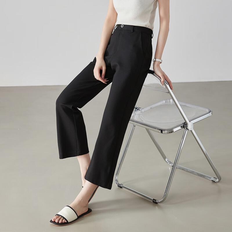 Demana Slimming Roma Cloth Cropped Flare Pants