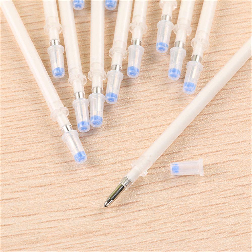 White Inks Stationery 0.7mm School Gel Ink Pen DIY Scrapbooking Tool Signature Rods Gel Pen Refills