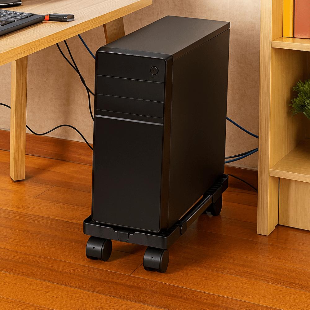 Stable Mobile CPU Stand Scalable Computer Mainframe Rack Computer Tower Stand  Host Storage