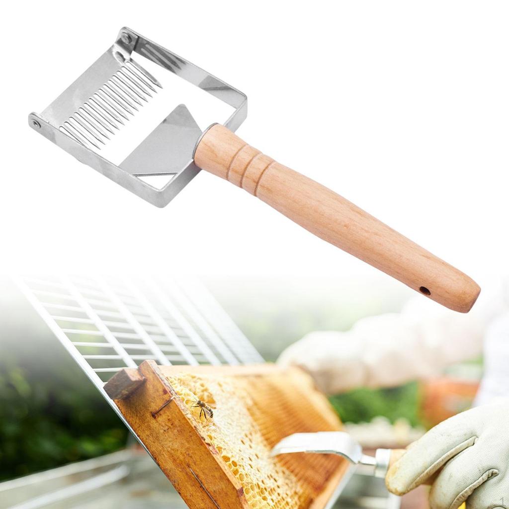 Bee Supplies Honey Fork for Uncapping, Adjustable Hive Tool Harvesting