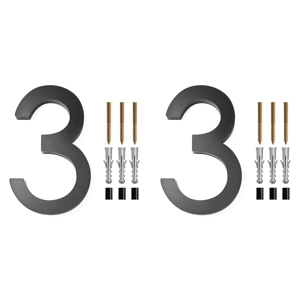 Etichete tridimensionale pentru casă Vila Rezistență la intemperii Număr digital