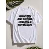 European Size Men'S Summer Short Sleeve T-Shirt with a Fun German Saying