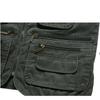 Large Size Boys Outdoor Spring and Autumn Casual Vests for Men Pure Cotton Large Size Vest Plus Multi-pocket Military Green 10XL