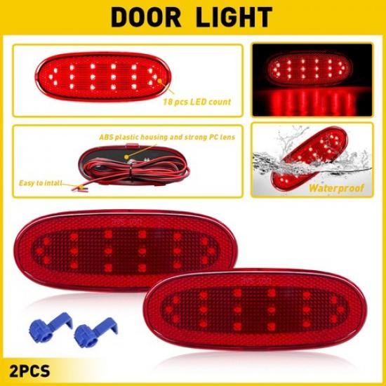 

Interior Door Panel Light LED Courtesy Lamps For 2003-2009 Dodge RAM 2500 3500 A