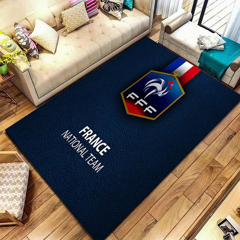 France National Football Team Carpet Rug for Living Room Bedroom Home Sofa Decoration,Kids Play Non-slip Floor Mat