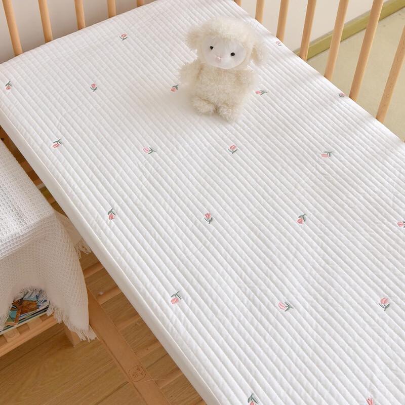 UKKNZZ Cartoon Quilted Kids Nap Fitted Bed Cover